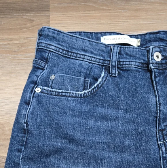 Pilcro and the Letterpress Boyfriend Slim Women's Denim Shorts Size 31 - Picture 5 of 12